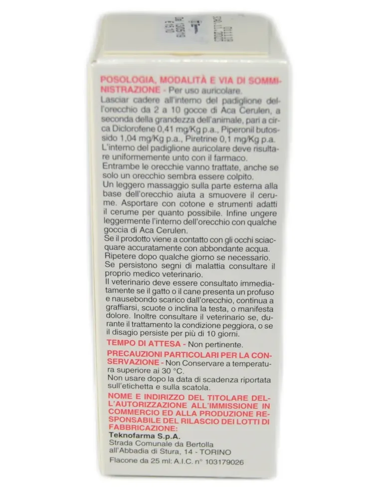 Aca Cerulen Teknofarma gocce auricolari 25 ml + contagocce  