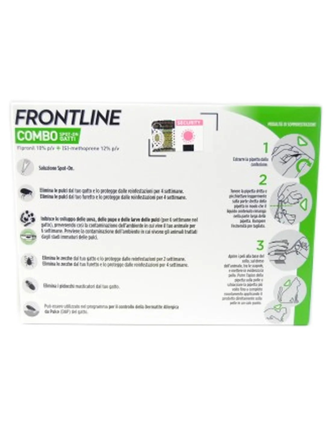 Frontline combo Gatto 6 pipette Spot On  