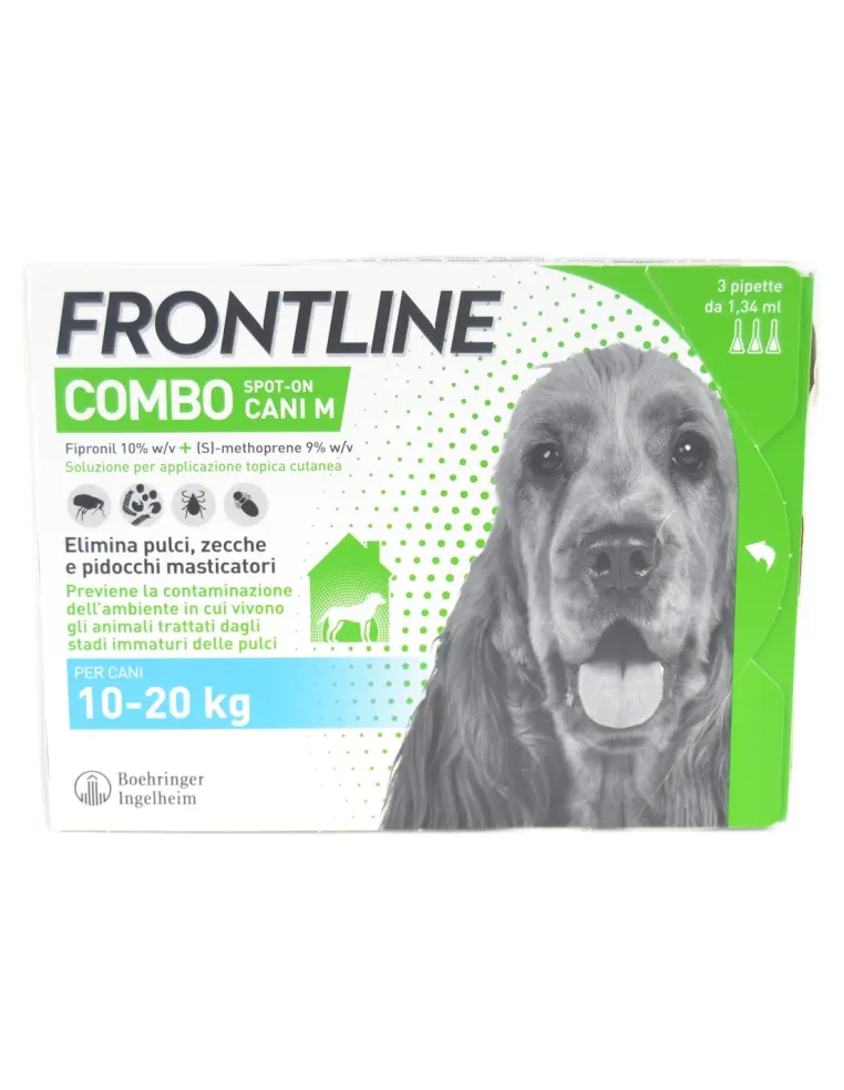 Frontline Combo cani 10-20 kg 3 pipette da 1,34 ml  
