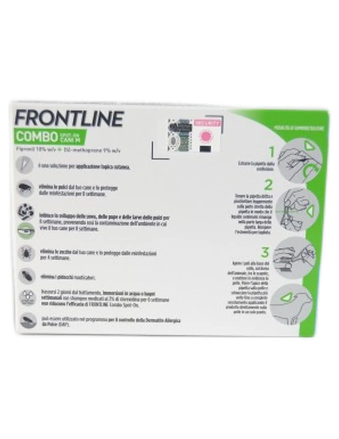 Frontline Combo cani 10-20 kg 3 pipette da 1,34 ml  