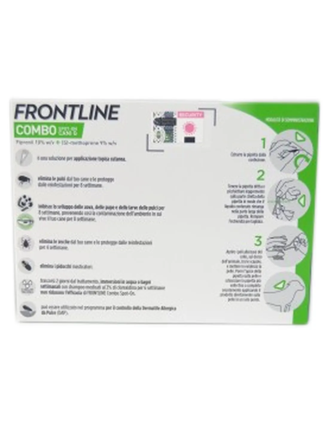 Frontline Combo 20 - 40 kg 3 pipette   Frontline Combo 20 - 40 kg 3 pipette