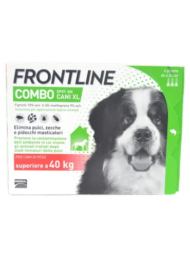 Frontline Combo cani superiori a 40 kg 3 pipette  