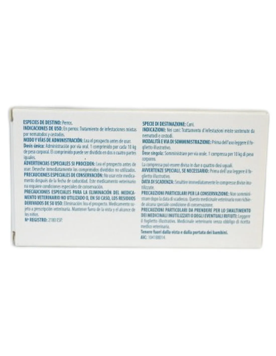 Prazitel Cani Ecuphar 4 compresse  