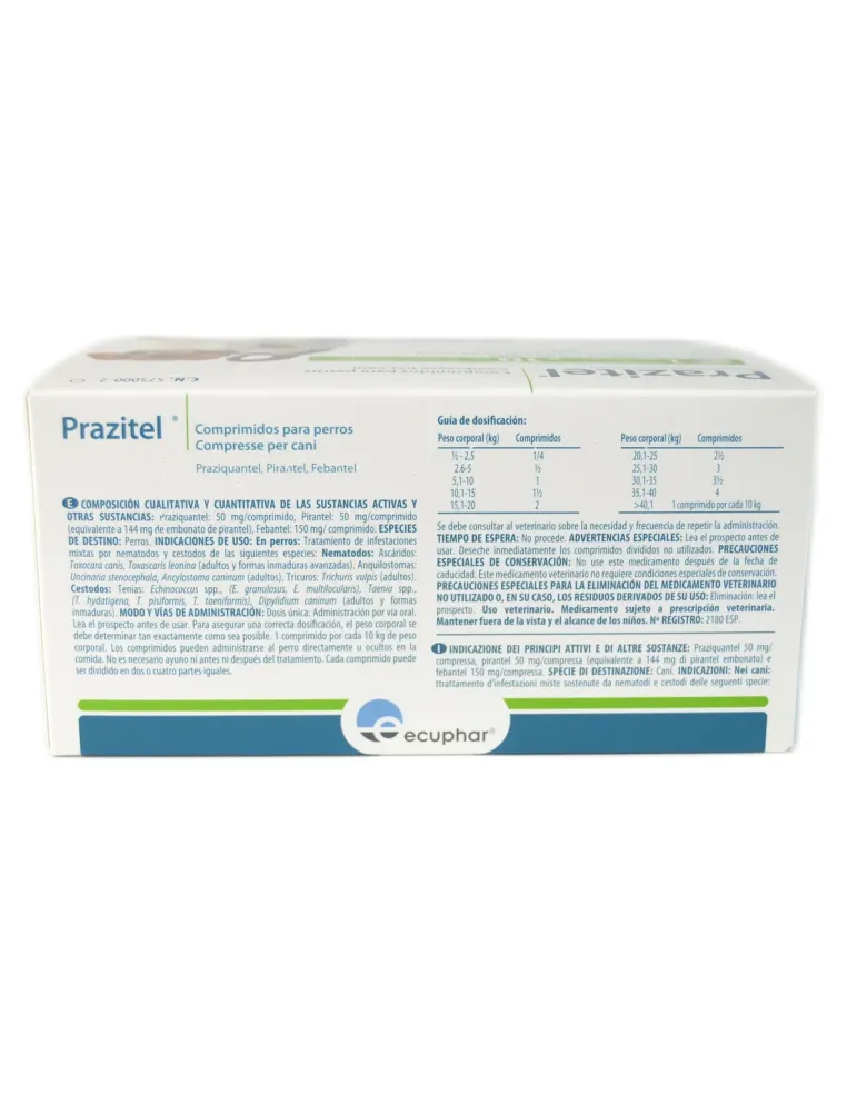 Prazitel Cani 104 compresse  