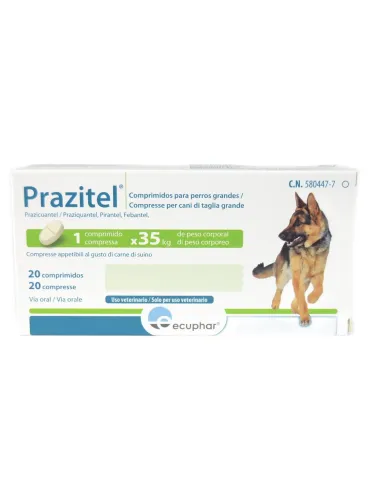 Prazitel per cani taglia grande 20 compresse