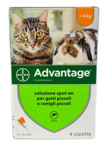 Advantage Spot-on 40 mg 4 pipette  