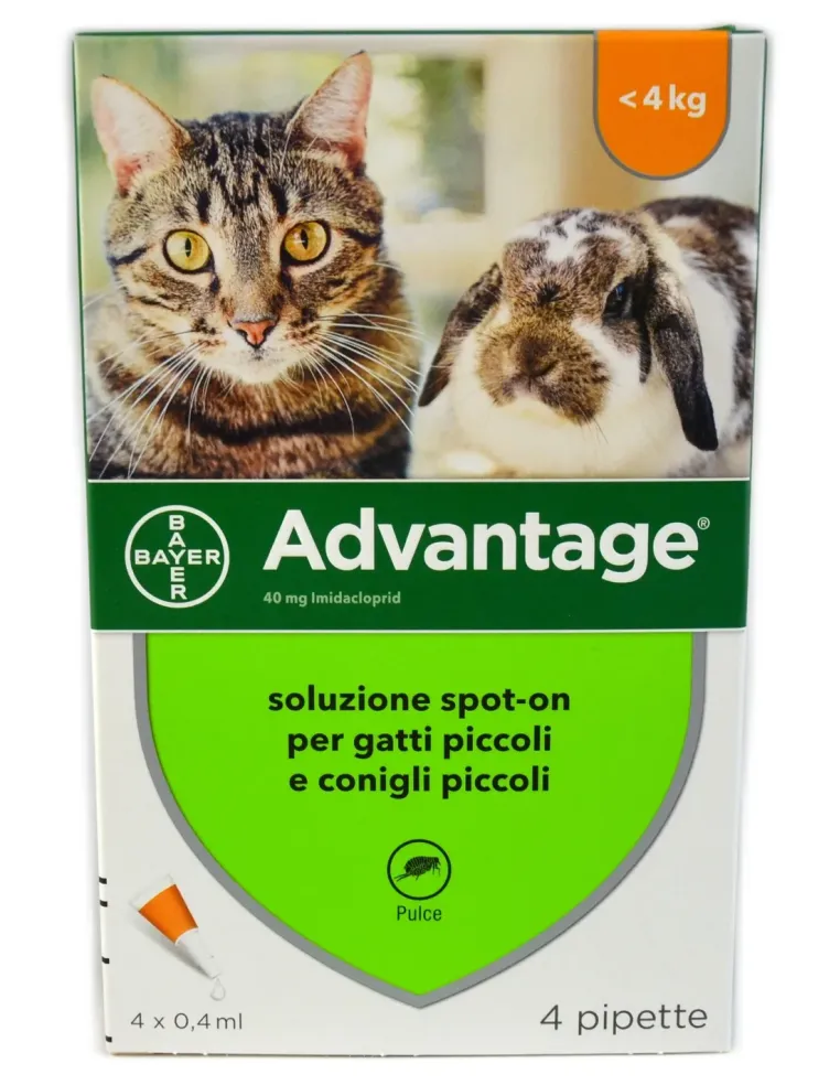 Advantage Spot-on 40 mg 4 pipette  