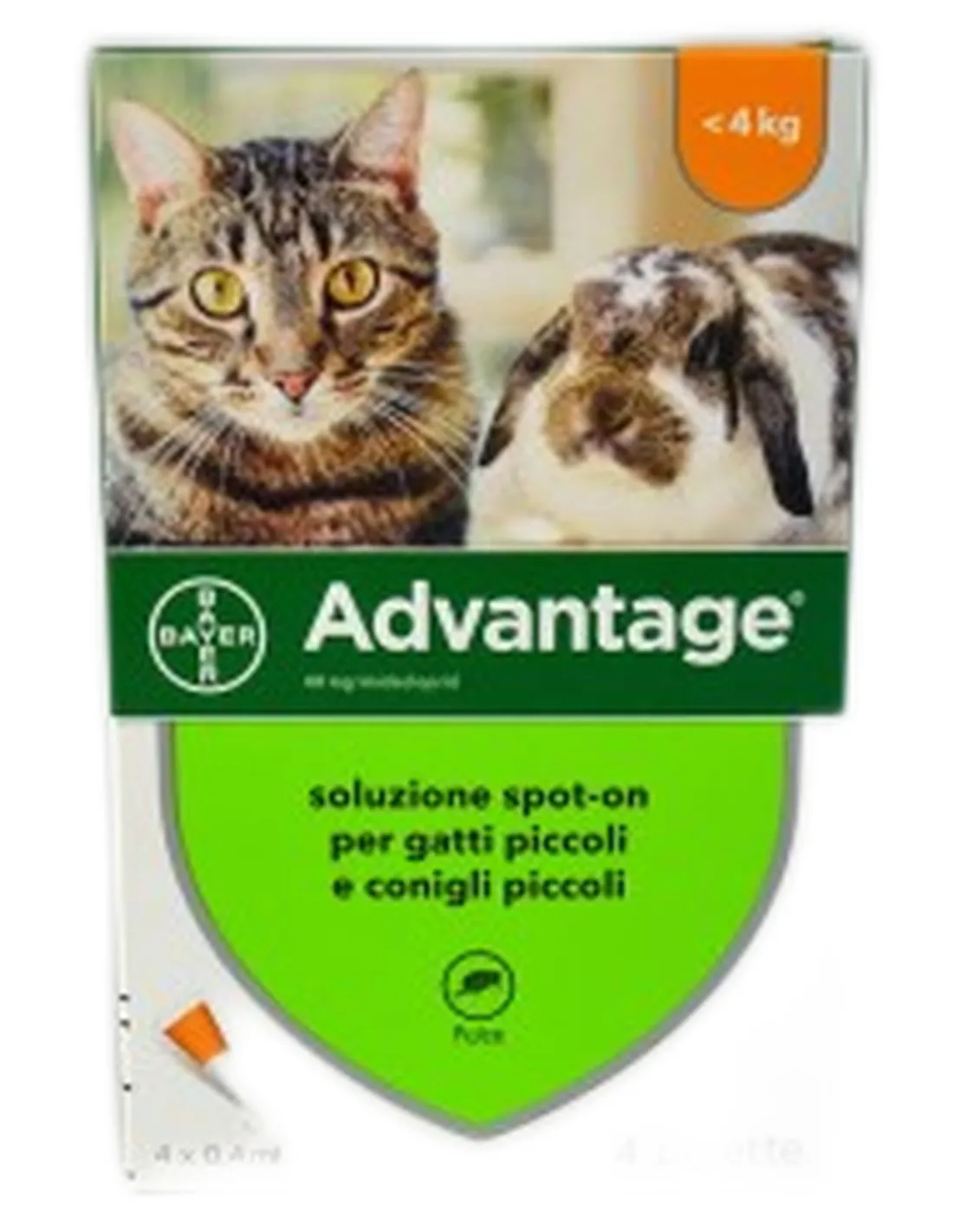Advantage Spot-on 40 mg 4 pipette   Advantage Spot-on 40 mg 4 pipette
