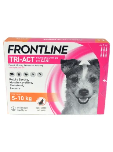 Frontline Tri-Act 5-10 kg spot on 6 pipette  