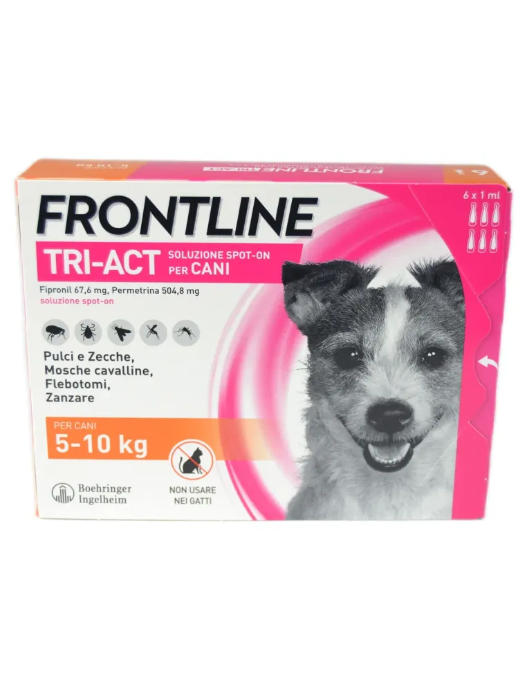 Frontline Tri-Act 5-10 kg spot on 6 pipette  