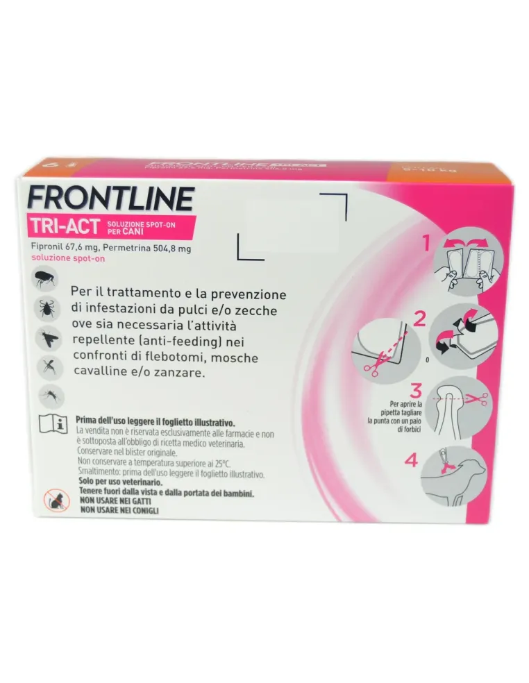 Frontline Tri-Act 5-10 kg spot on 6 pipette  
