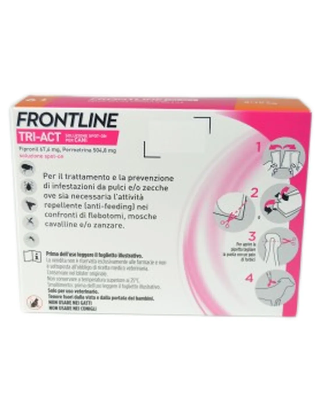 Frontline Tri-Act 5-10 kg spot on 6 pipette  