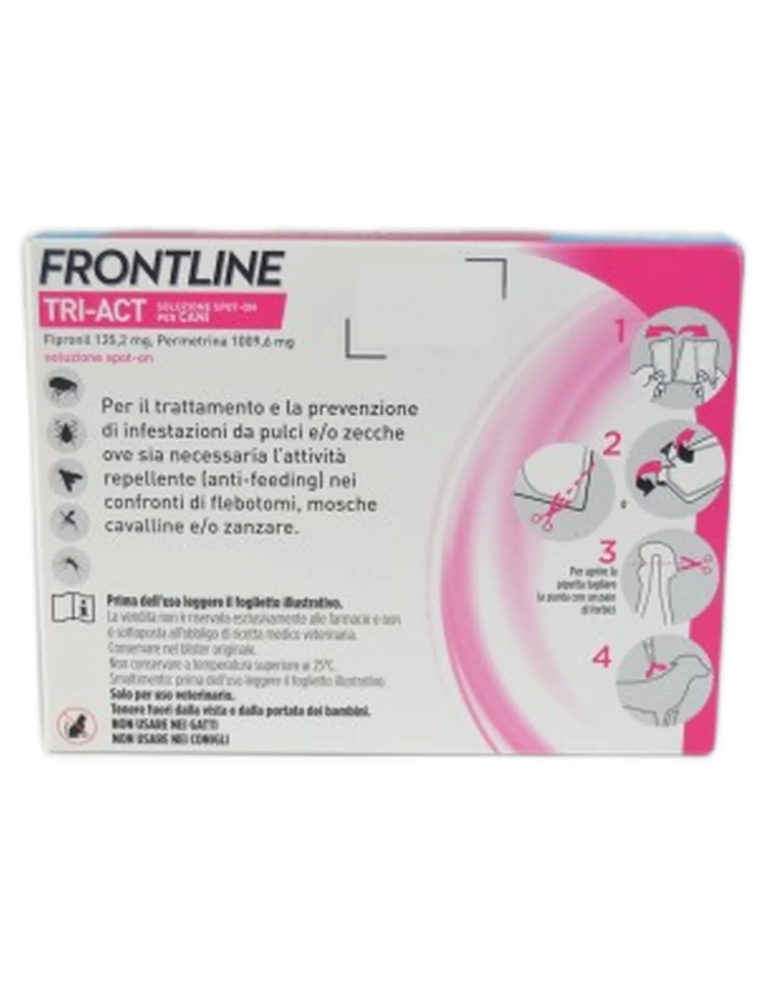 Frontline Tri-Act Spot-On 3 pipette cani da 10 a 20 kg  