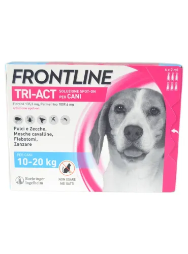 Frontline Tri-Act 6 pipette cani da 10 a 20 kg  