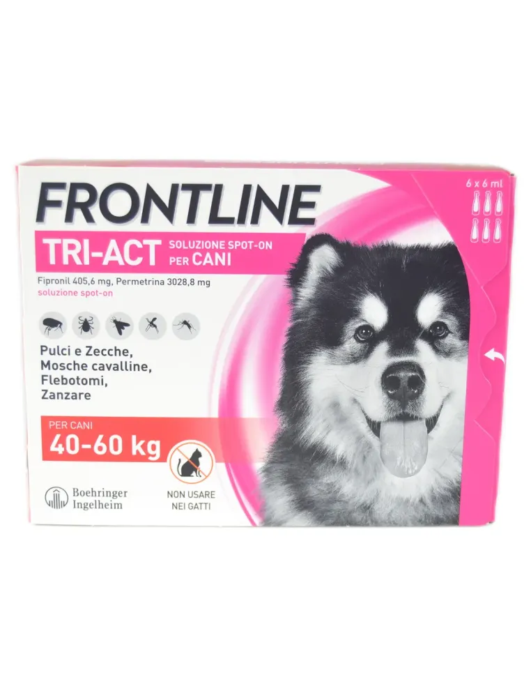 Frontline Tri-Act 6 pipette 40 a 60 kg  