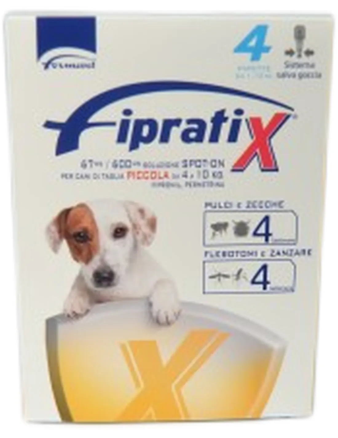 Fipratix 5-10 kg spot-on per cani 4 pipette  