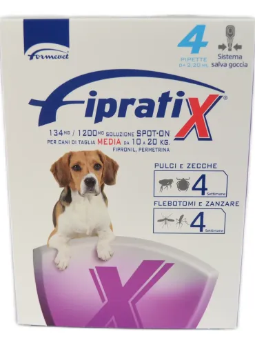 Fipratix cani 10 - 20 Kg 4 pipette