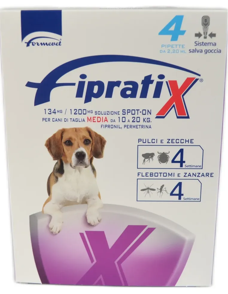 Fipratix cani 10 - 20 Kg 4 pipette  