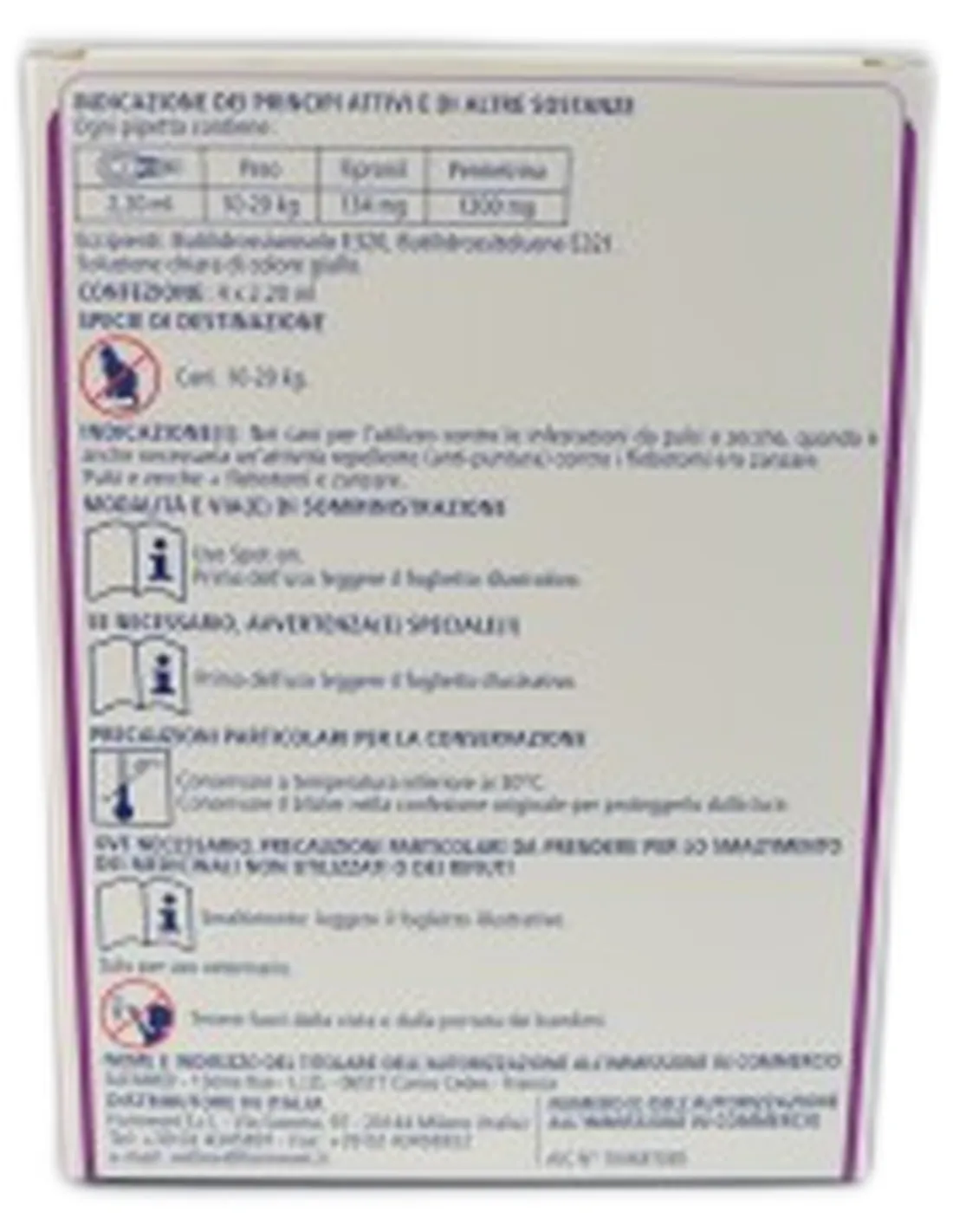 Fipratix cani 10 - 20 Kg 4 pipette  