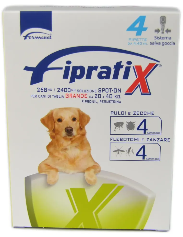Fipratix spot-on per cani 20 - 40 kg 4 pipette  
