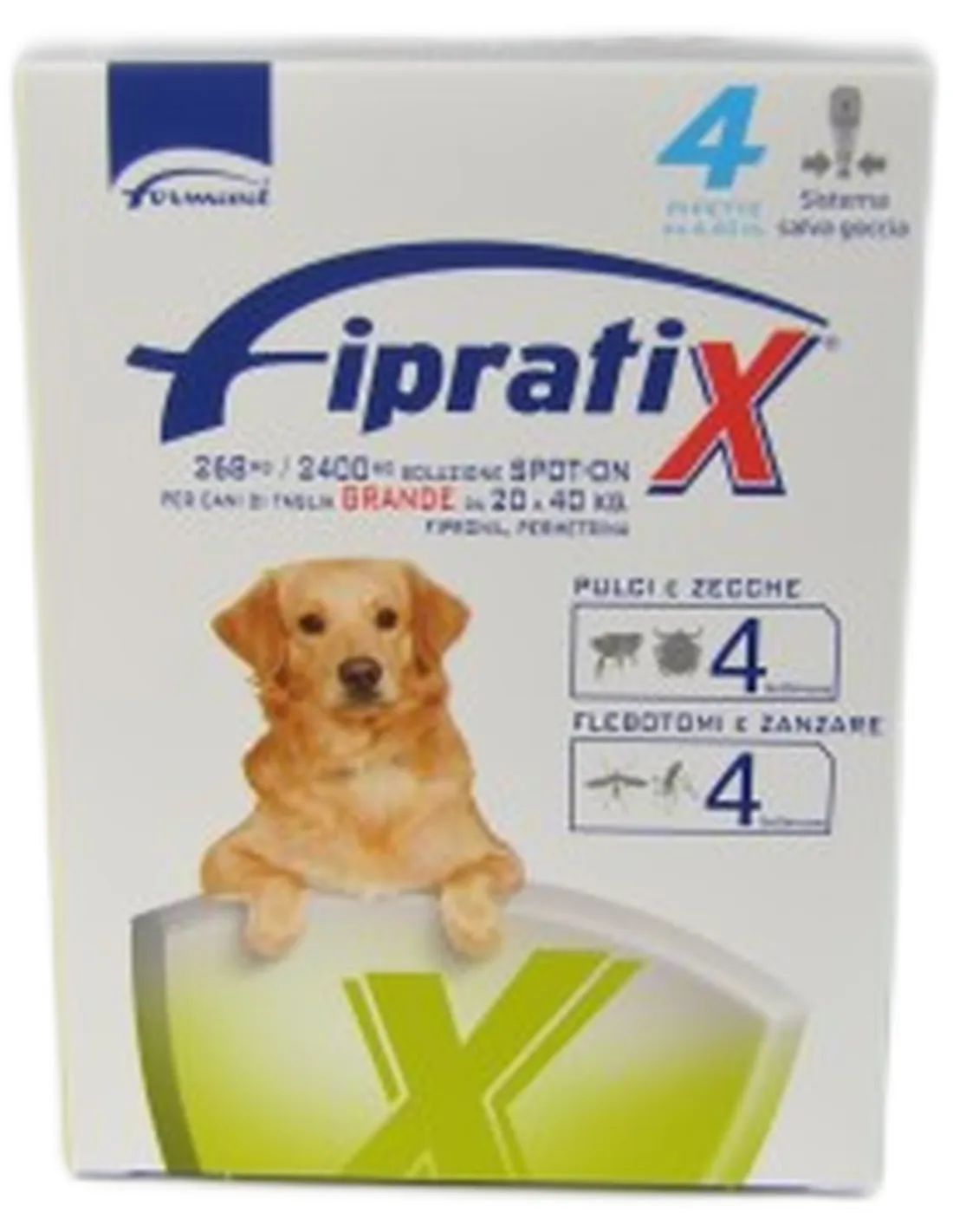 Fipratix spot-on per cani 20 - 40 kg 4 pipette  