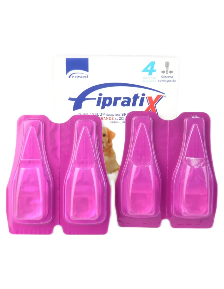 Fipratix spot-on per cani 20 - 40 kg 4 pipette  