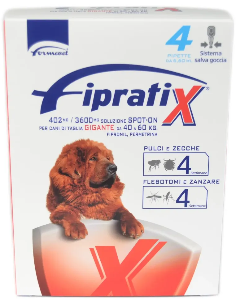 Fipratix 40-60 kg 4 pipette  
