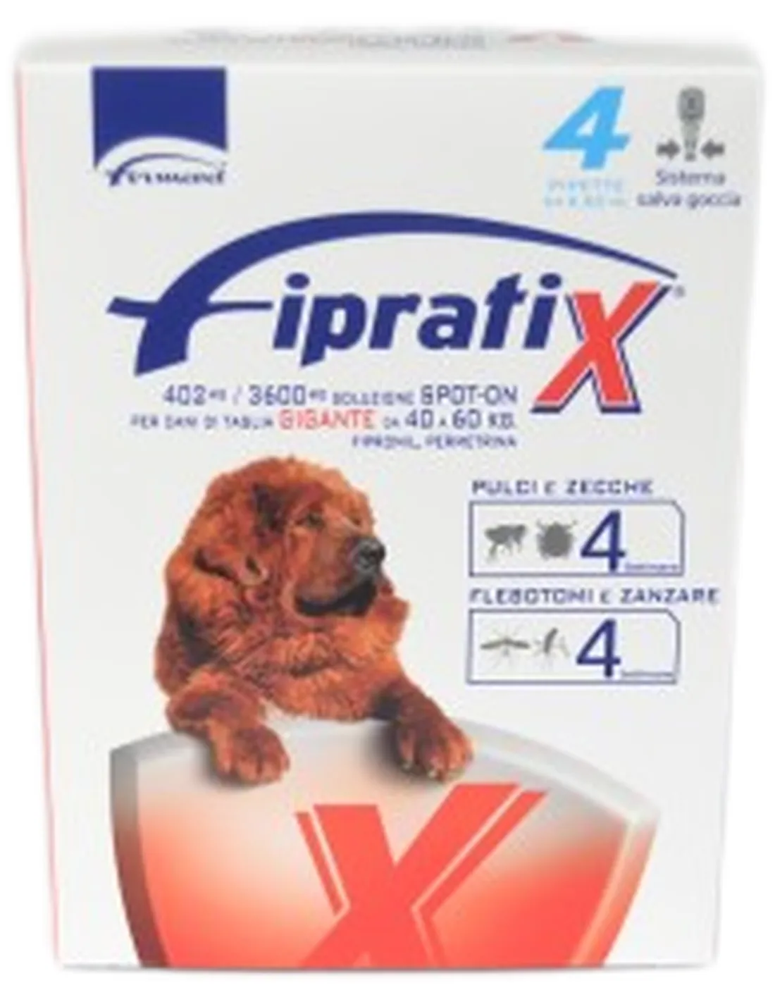 Fipratix 40-60 kg 4 pipette  