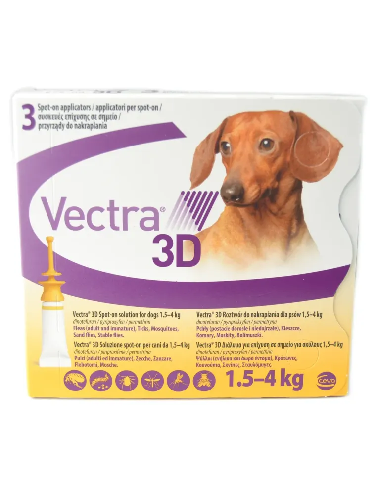 Vectra 3D 1,5 - 4 kg 3 pipette  
