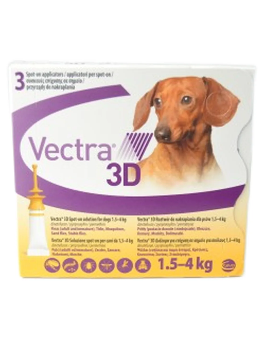 Vectra 3D 1,5 - 4 kg 3 pipette  