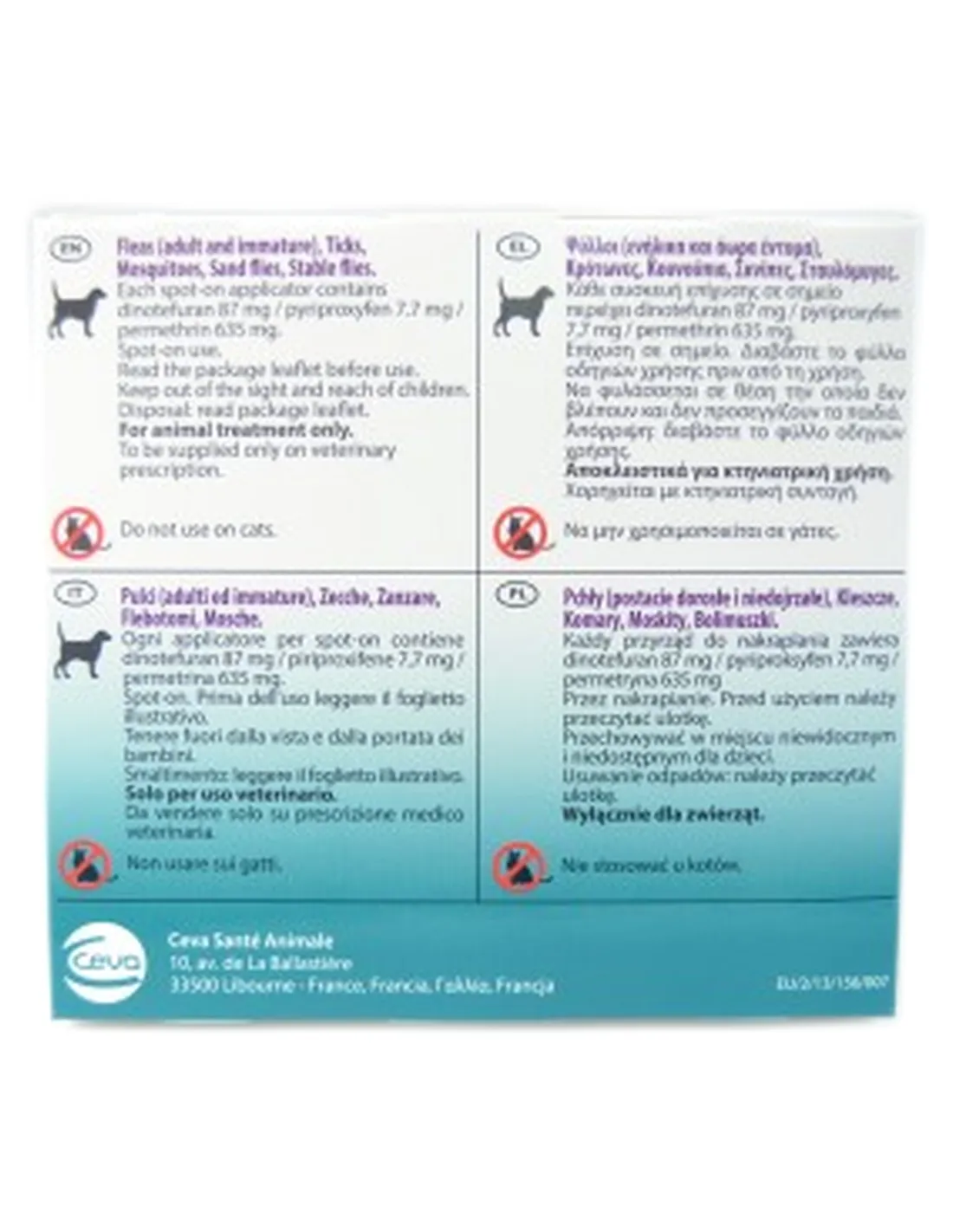 Vectra 3D 4-10 kg 3 pipette  