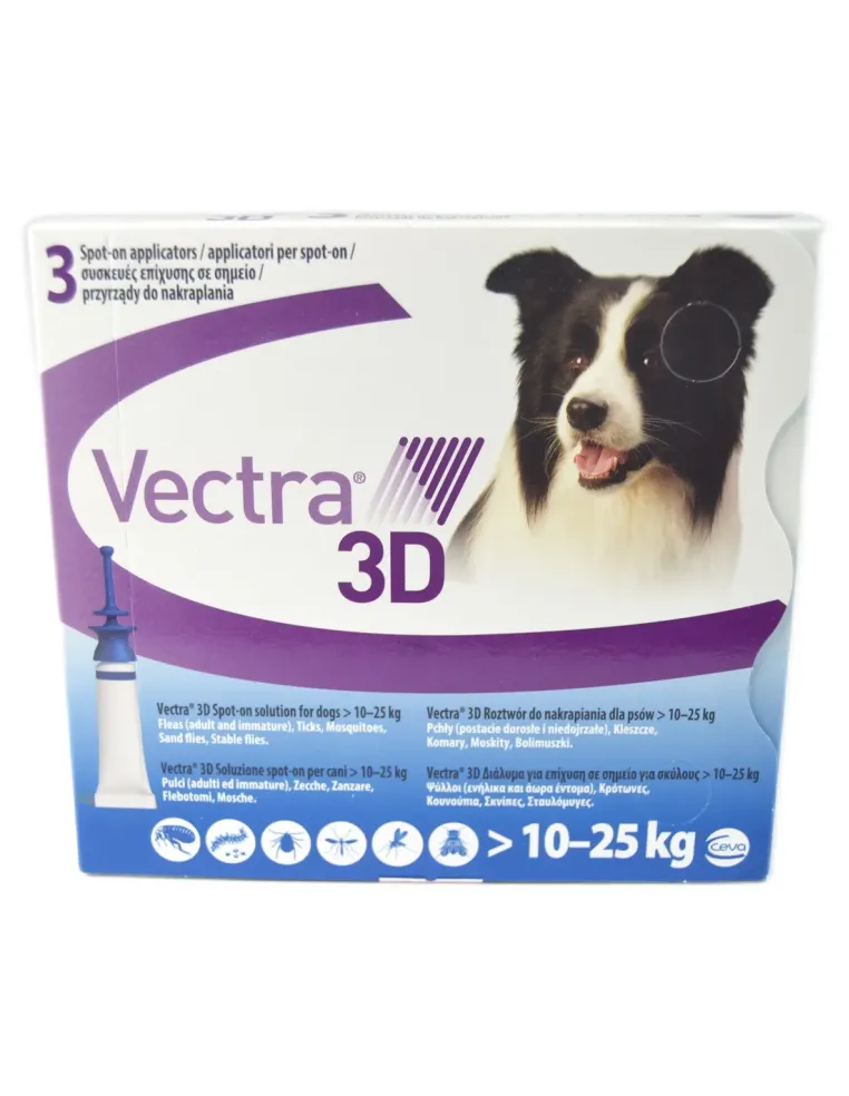 Vectra 3D 10 - 25 kg 3 pipette  