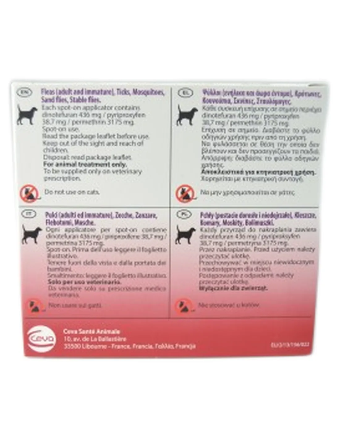 Vectra 3D cani oltre 40 kg 3 pipette  