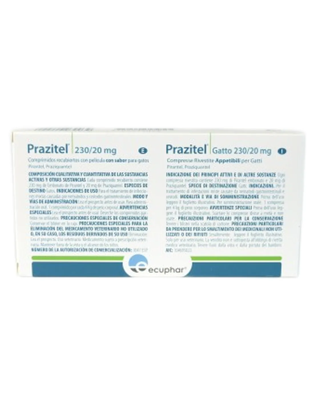 Prazitel Gatto 24 compresse rivestite appetibili Ecuphar  