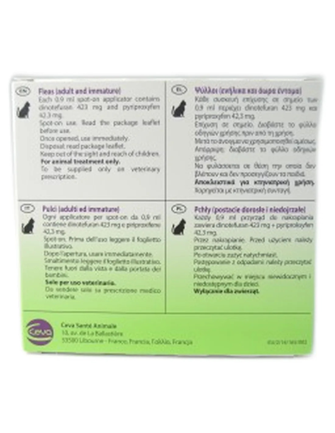 Vectra Felis 3 pipette per gatti  