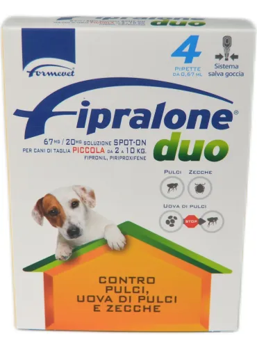 Fipralone Duo 2-10 kg spot-on 4 pipette