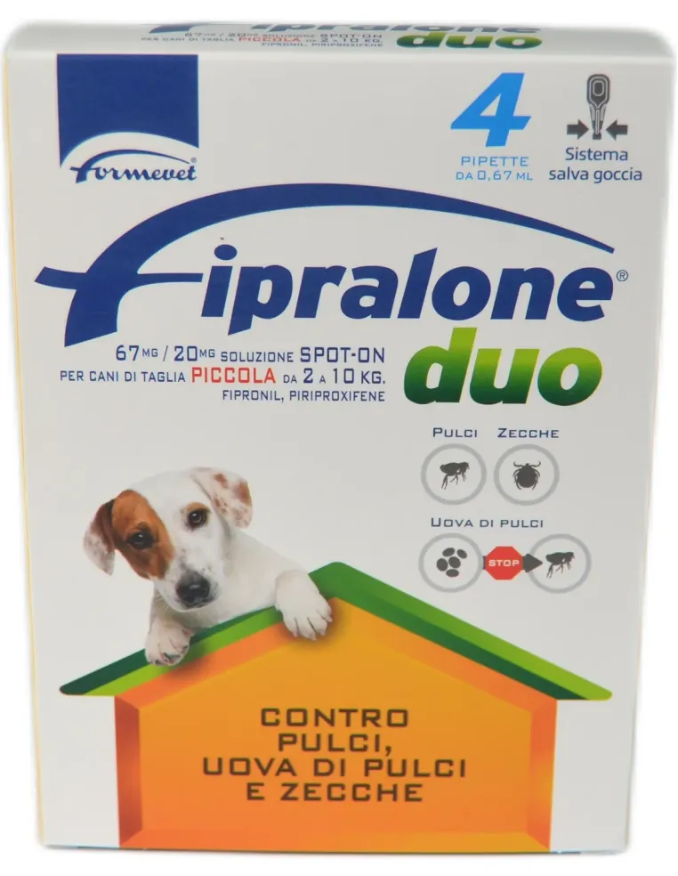 Fipralone Duo 2-10 kg spot-on 4 pipette  