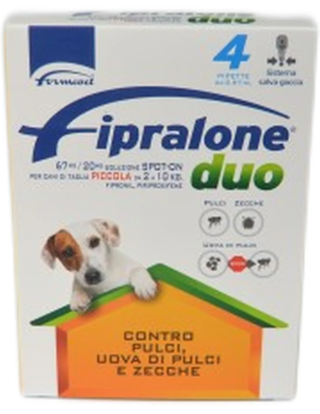 Fipralone Duo 2-10 kg spot-on 4 pipette  
