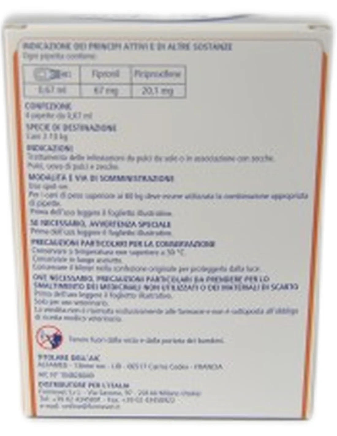 Fipralone Duo 2-10 kg spot-on 4 pipette  