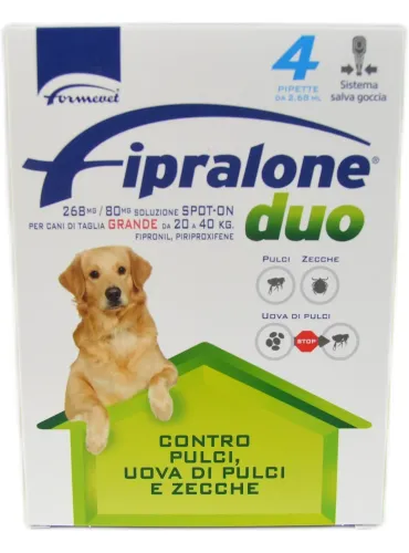 Fipralone Duo 20-40 kg spot-on 4 pipette  