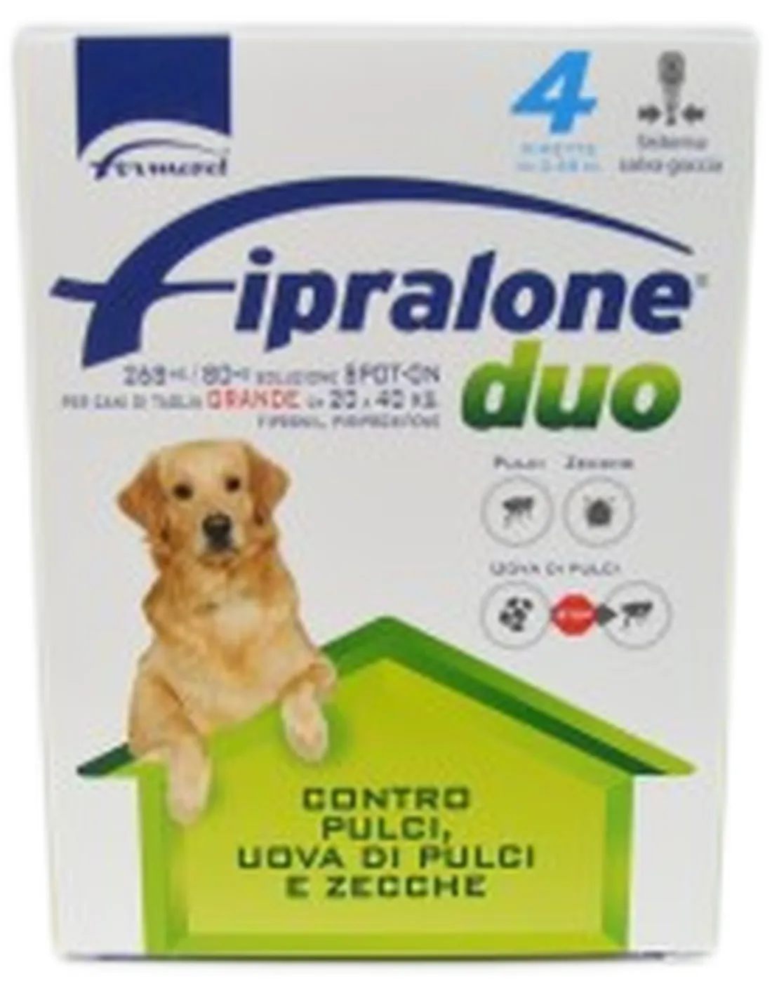 Fipralone Duo 20-40 kg spot-on 4 pipette  