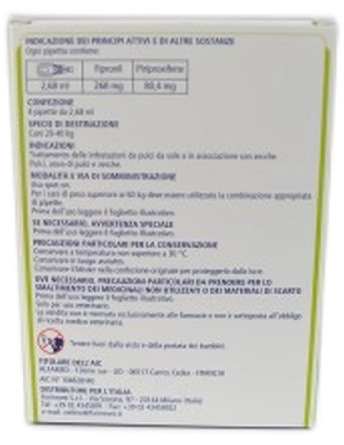 Fipralone Duo 20-40 kg spot-on 4 pipette  