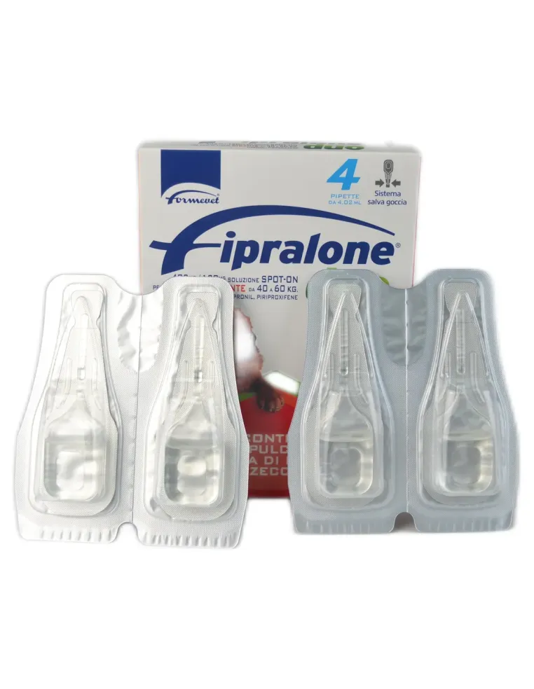 Fipralone Duo 40-60 kg spot-on 4 pipette