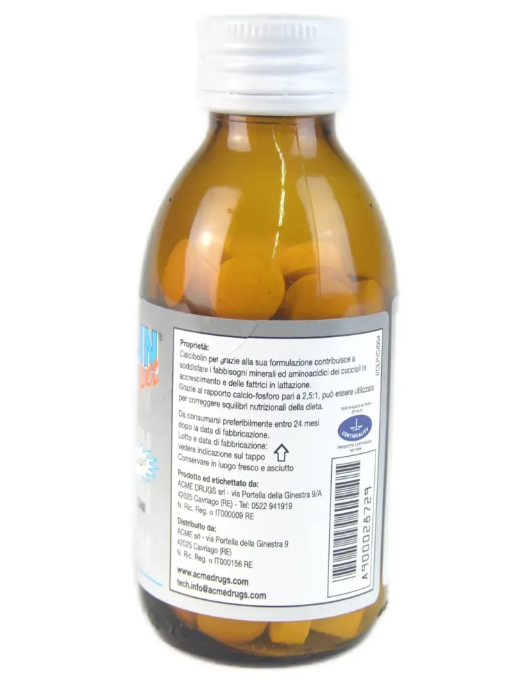 Calcibolin Pet 80 compresse Acme  