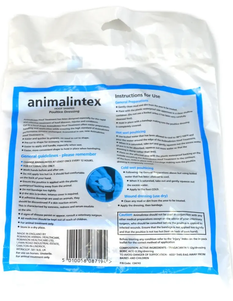 Animalintex Per Lo Zoccolo Equality confezione 3 pezzi  