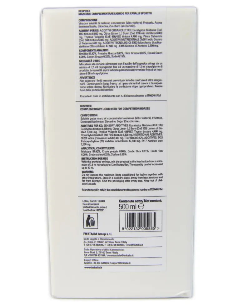 Respirex FM Italia sospensione orale 500 ml  