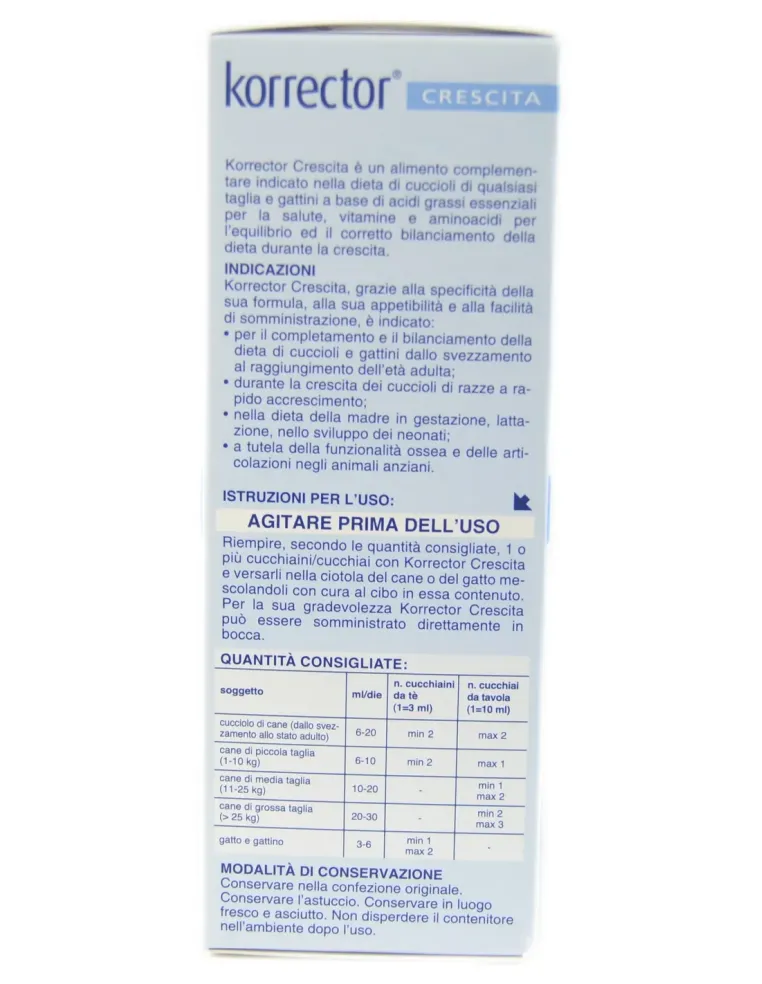 Korrector Crescita 220 ml Formevet  