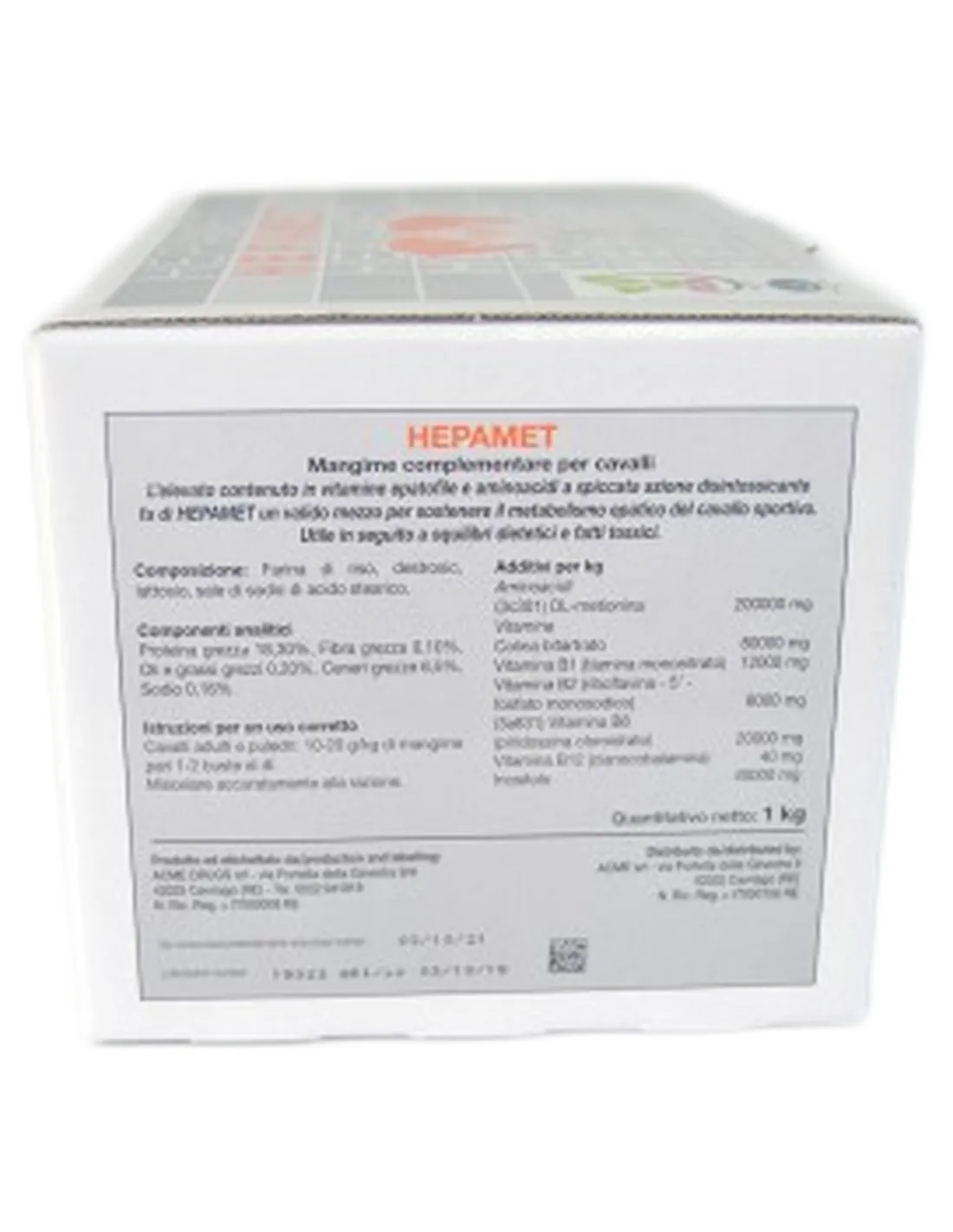 Hepamet Acme sospensione orale 40 buste 25 g  