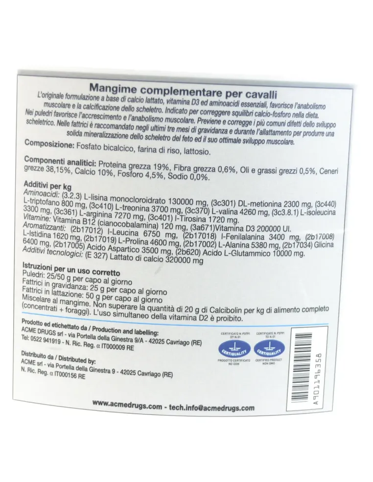 Calcibolin Acme sospensione orale granulato 5 kg
