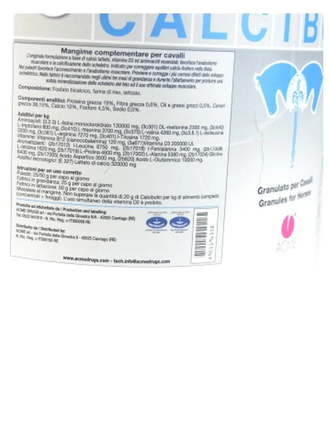 Calcibolin Acme sospensione orale granulato 5 kg  